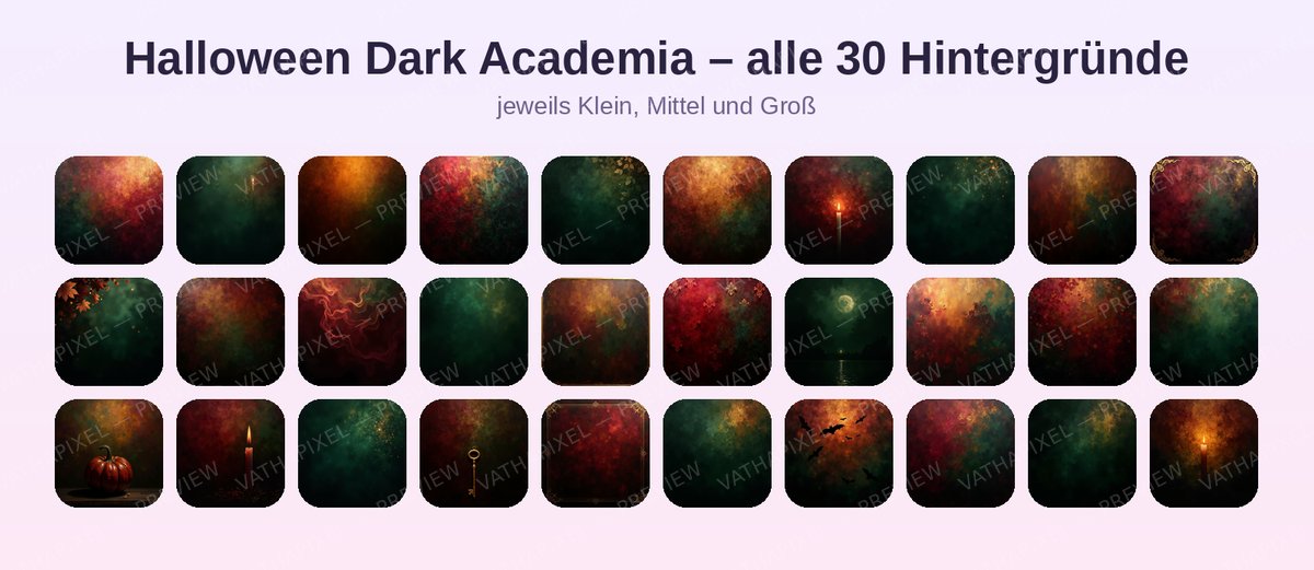 Halloween Dark Academia: Übersicht