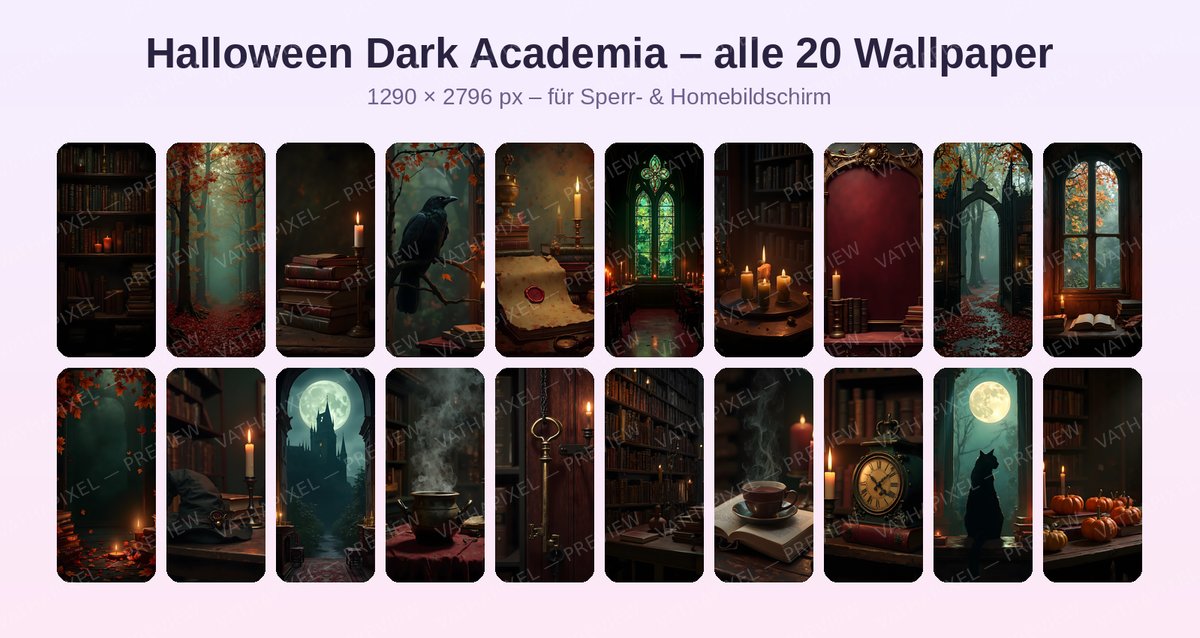 Halloween Dark Academia: Übersicht