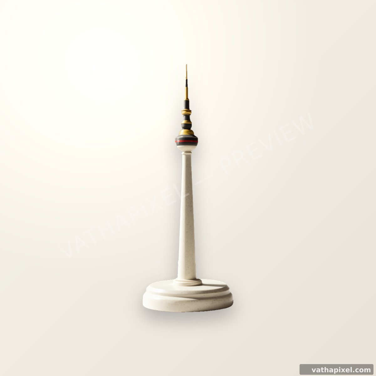 Tag der Deutschen Einheit: Icon Fernsehturm, Hintergrund Papier