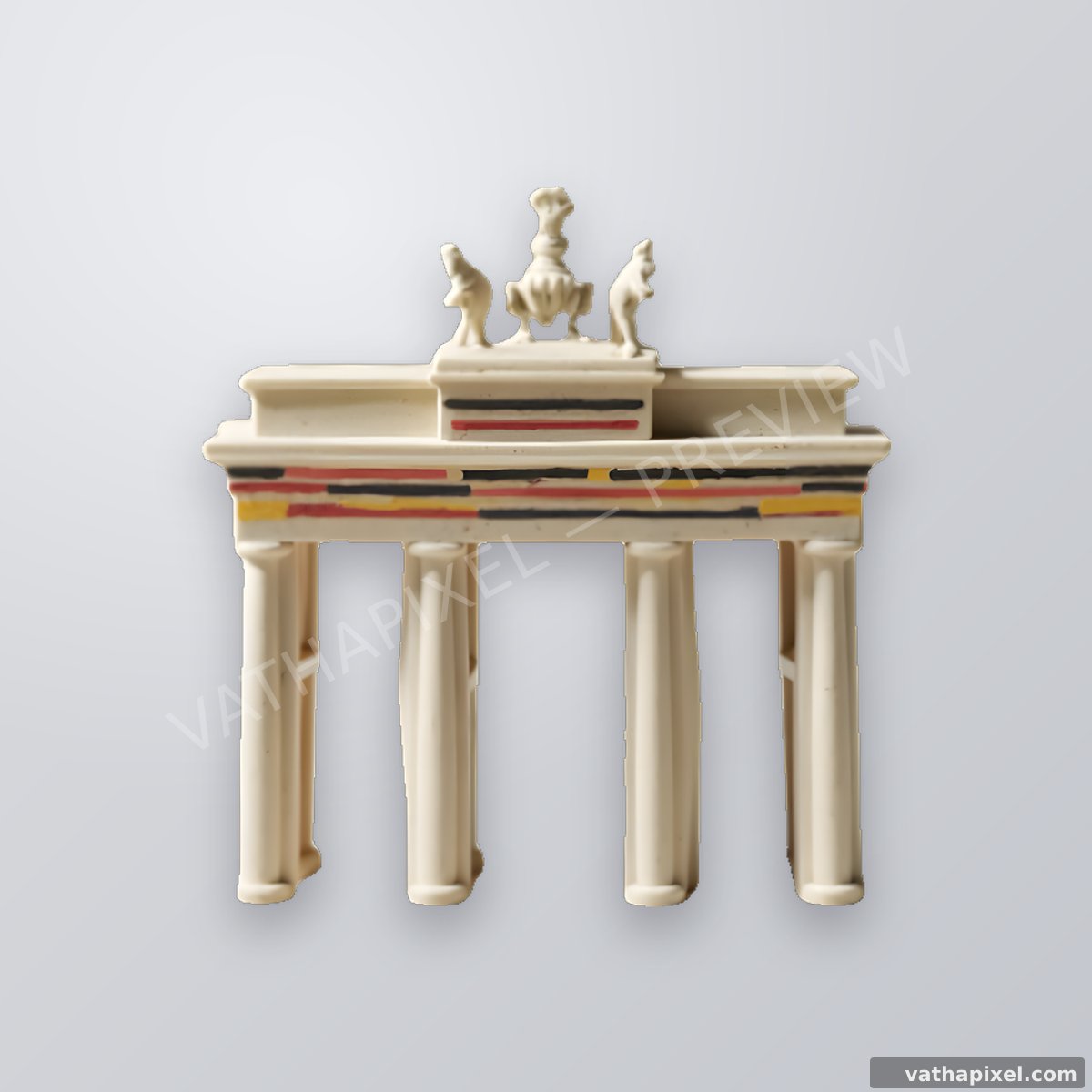 Tag der Deutschen Einheit: Icon Brandenburger Tor, Hintergrund Stein