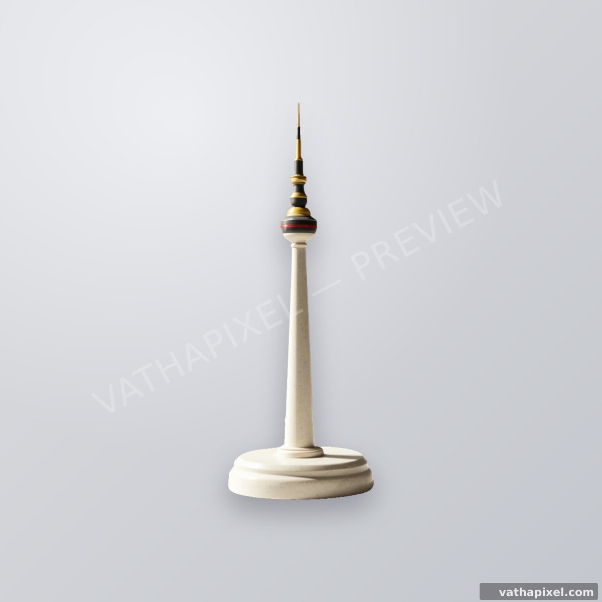 Tag der Deutschen Einheit: Icon Fernsehturm, Hintergrund Stein