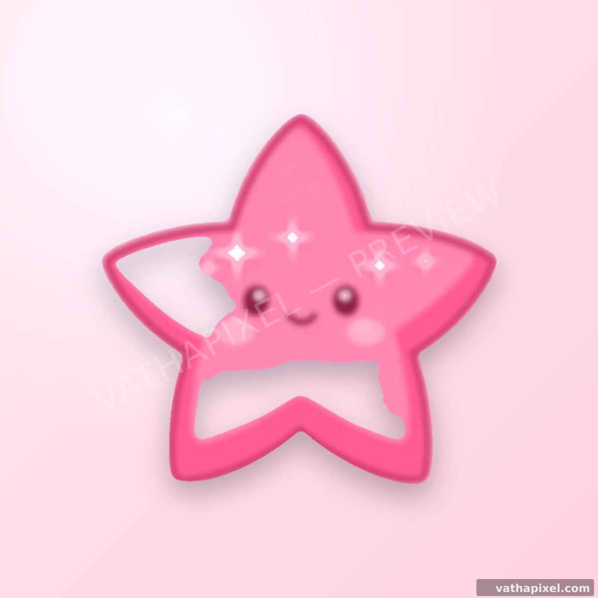 Kawaii Blush Icon Stern