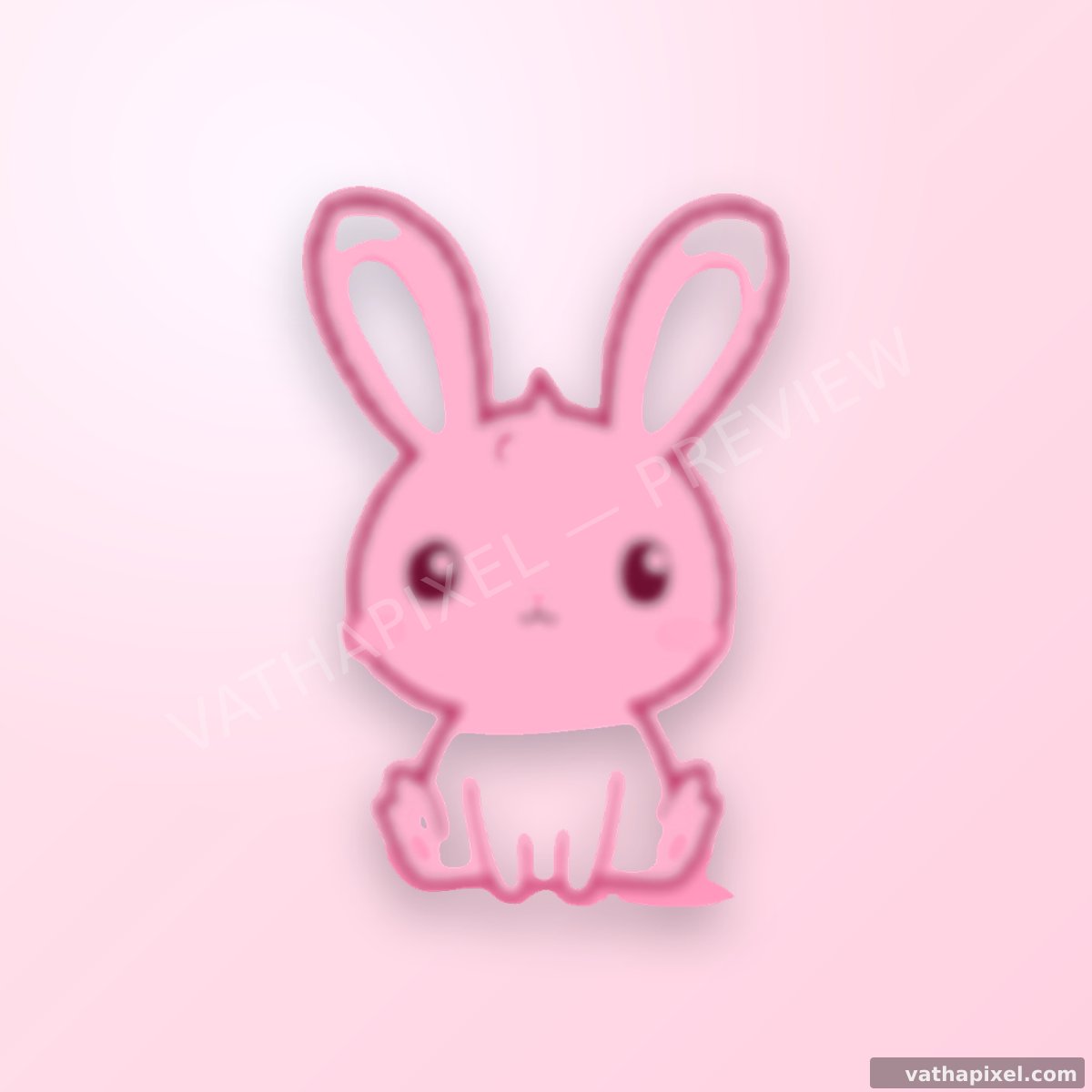 Kawaii Critters Icon Hase