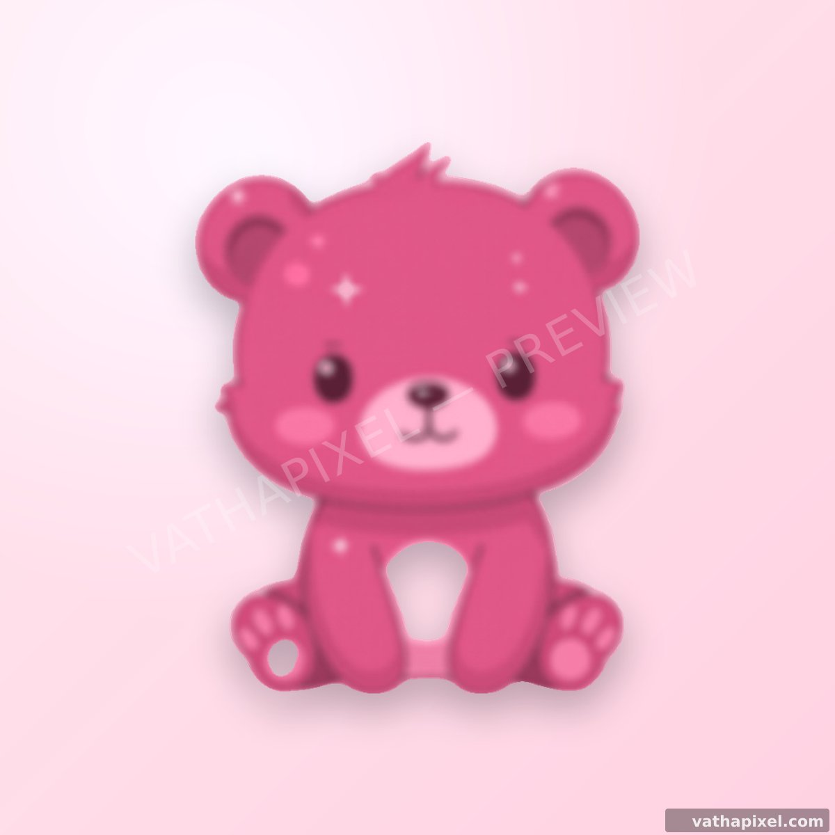 Kawaii Critters Icon Bär