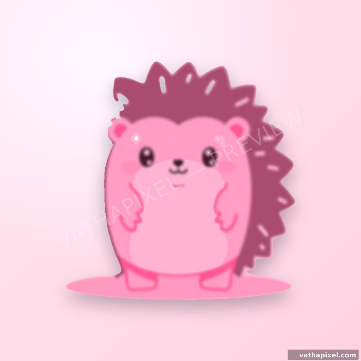 Kawaii Critters Icon Igel