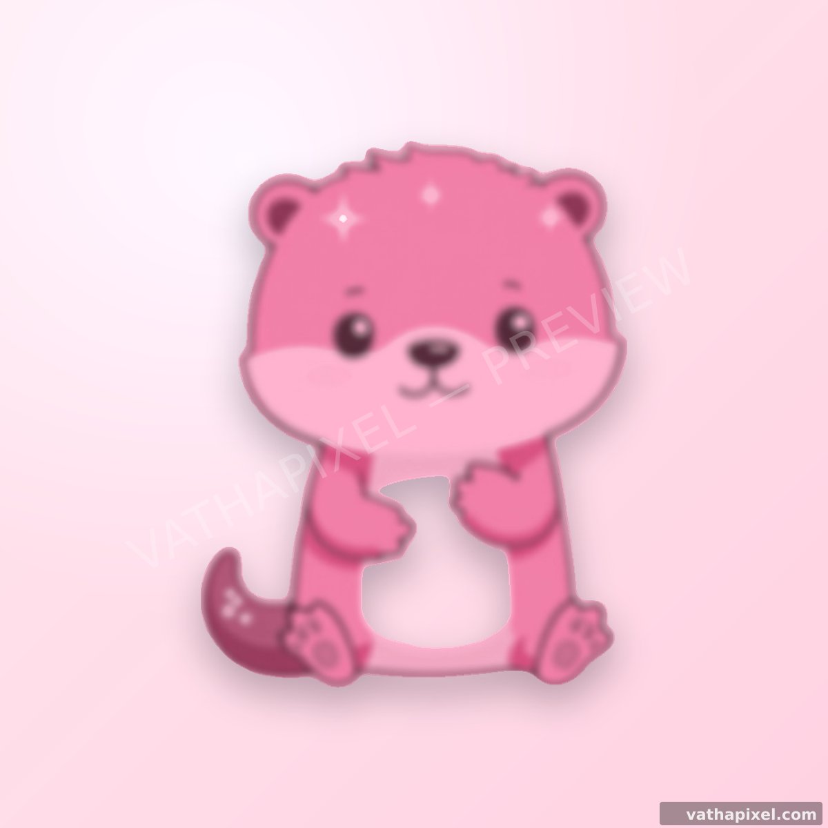 Kawaii Critters Icon Otter