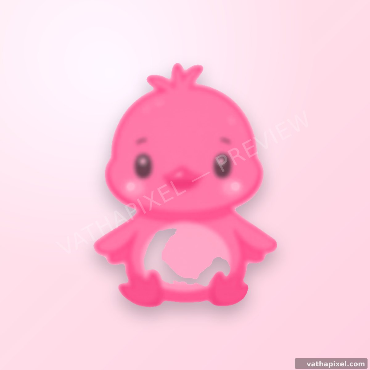 Kawaii Critters Icon Ente