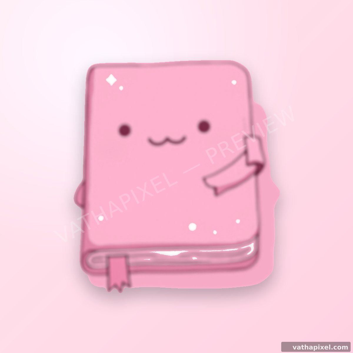 Kawaii Stationery Icon Notizbuch