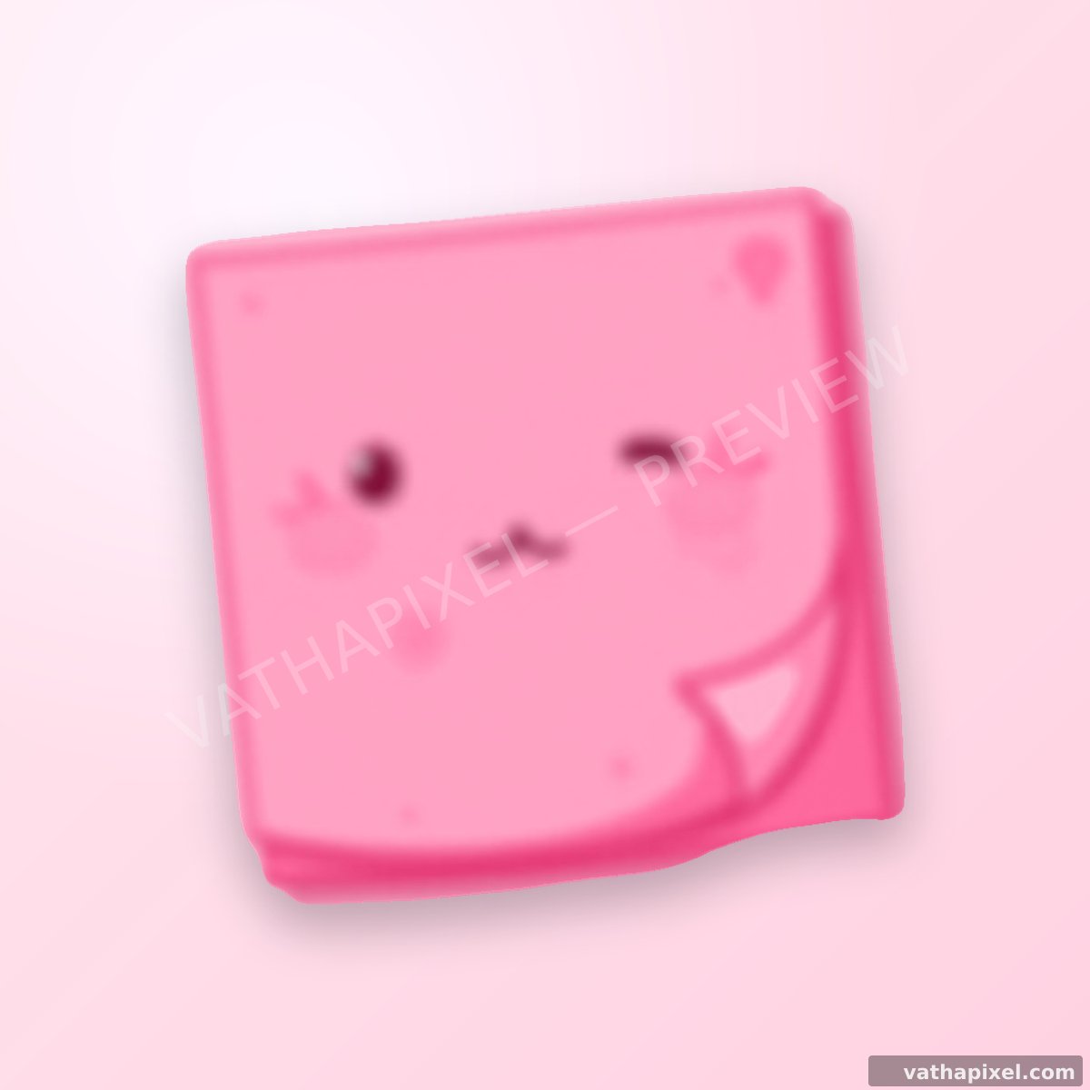Kawaii Stationery Icon Klebezettel
