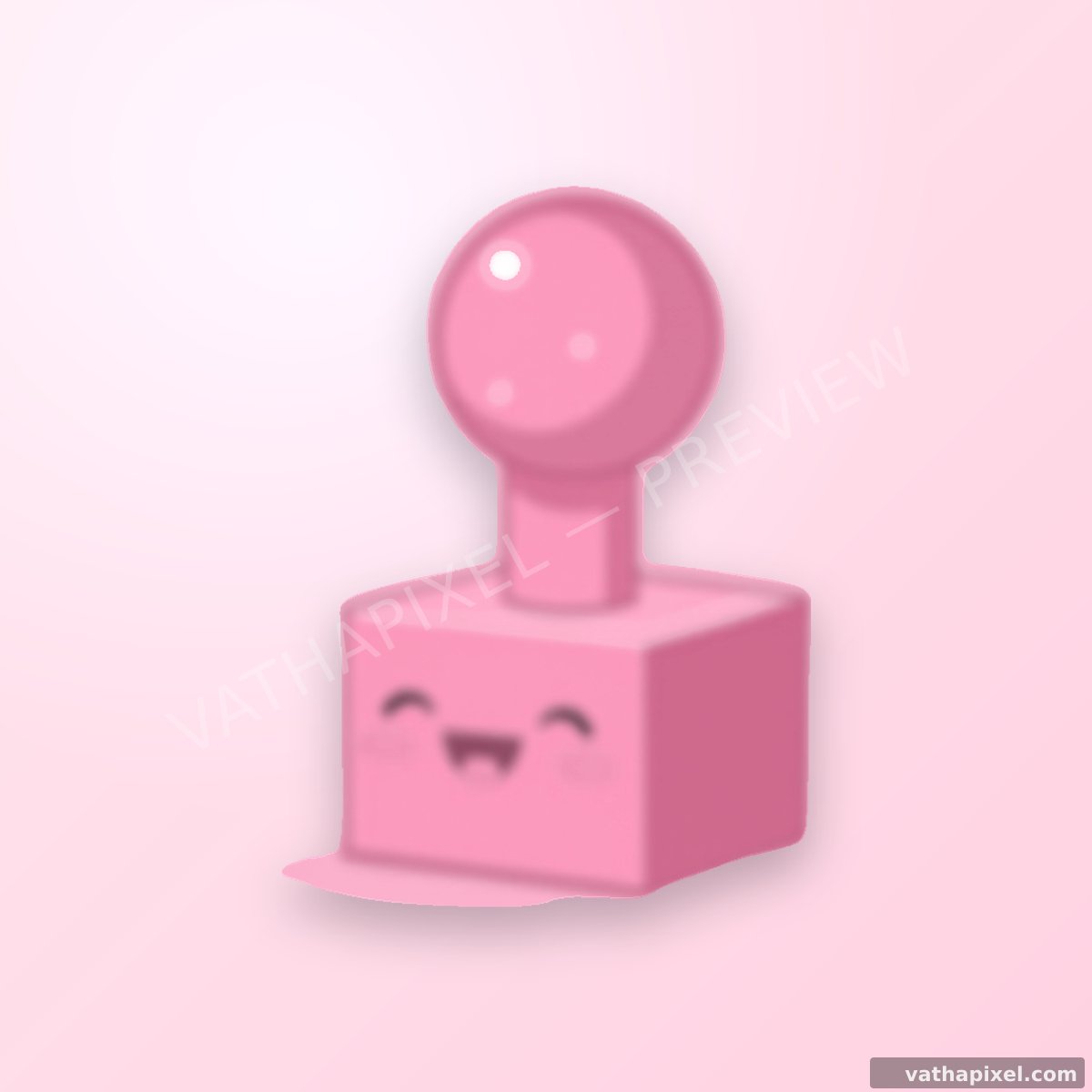 Kawaii Stationery Icon Stempel