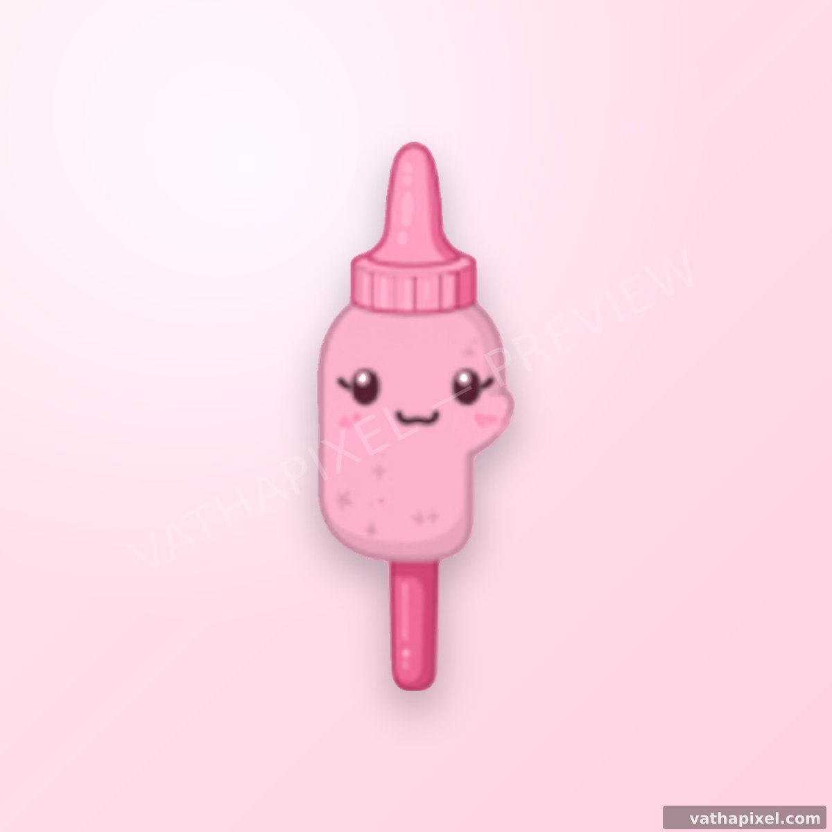 Kawaii Stationery Icon Klebestift