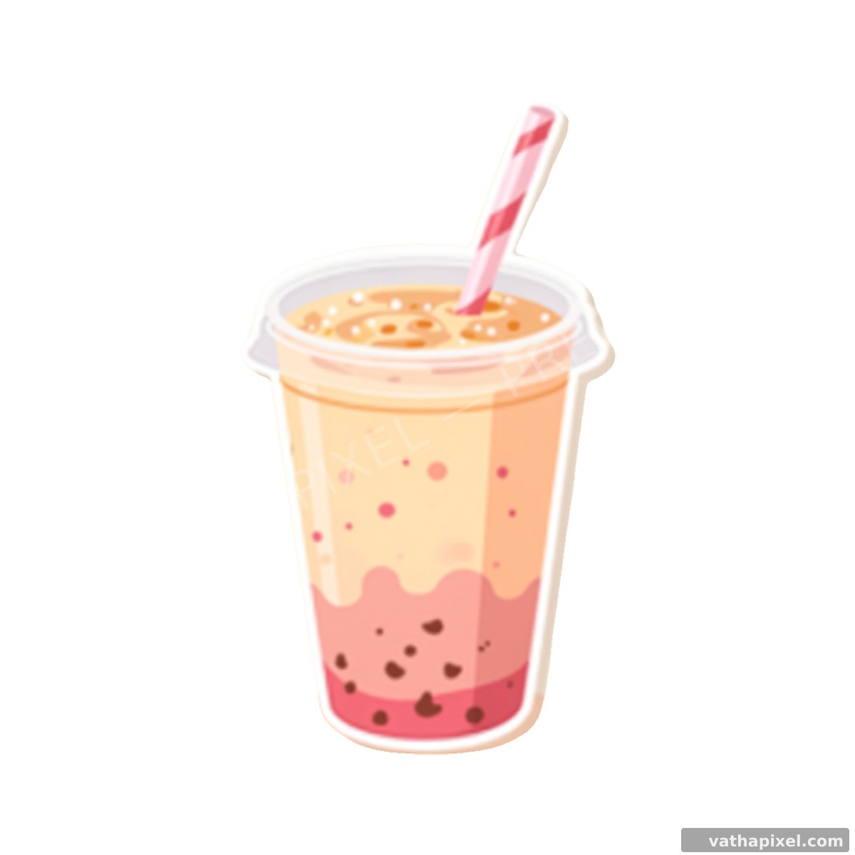 Kawaii Sticker Bubble Tea