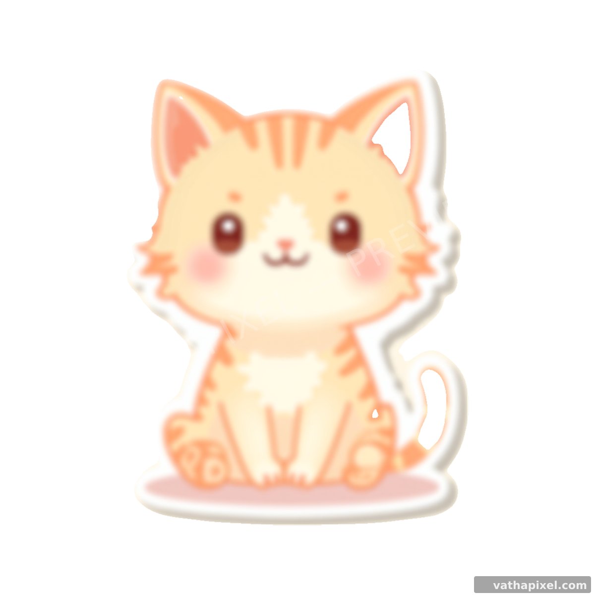 Kawaii Sticker Katze