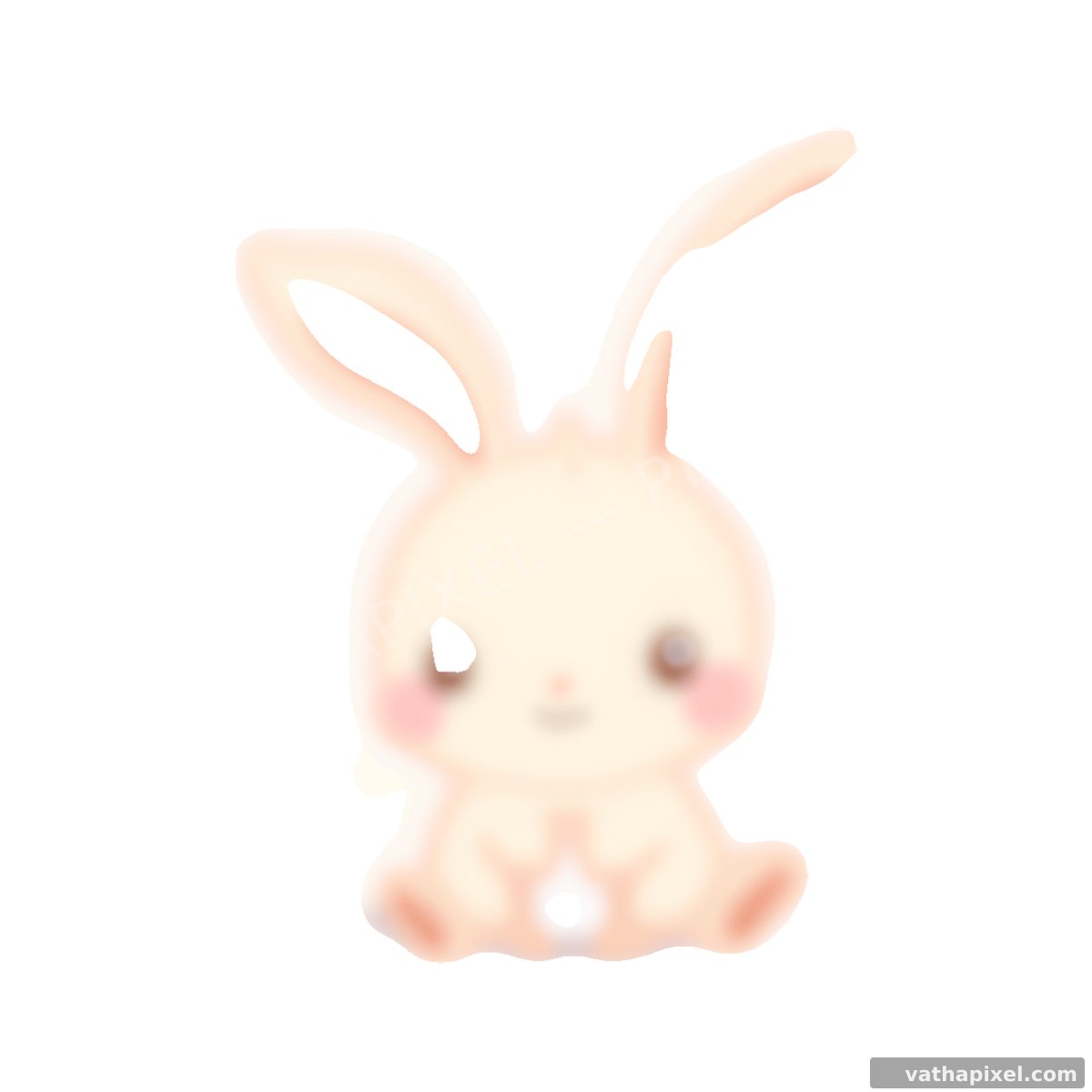 Kawaii Sticker Hase