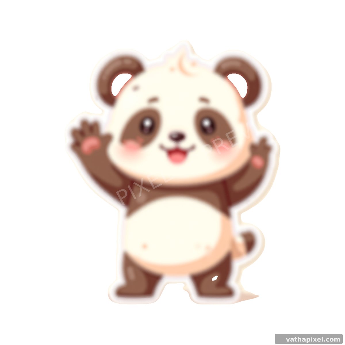 Kawaii Sticker Panda