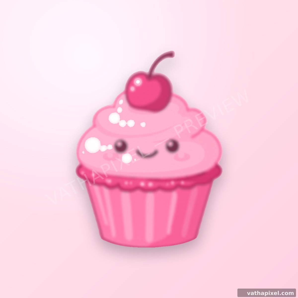 Kawaii Sweets Icon Cupcake