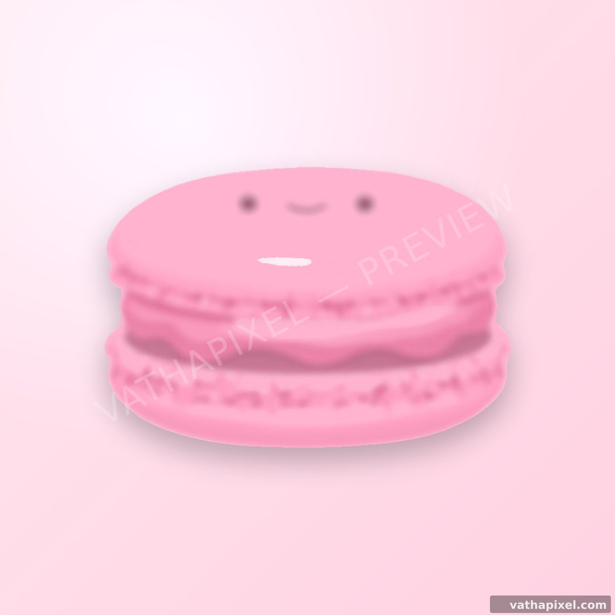 Kawaii Sweets Icon Macaron