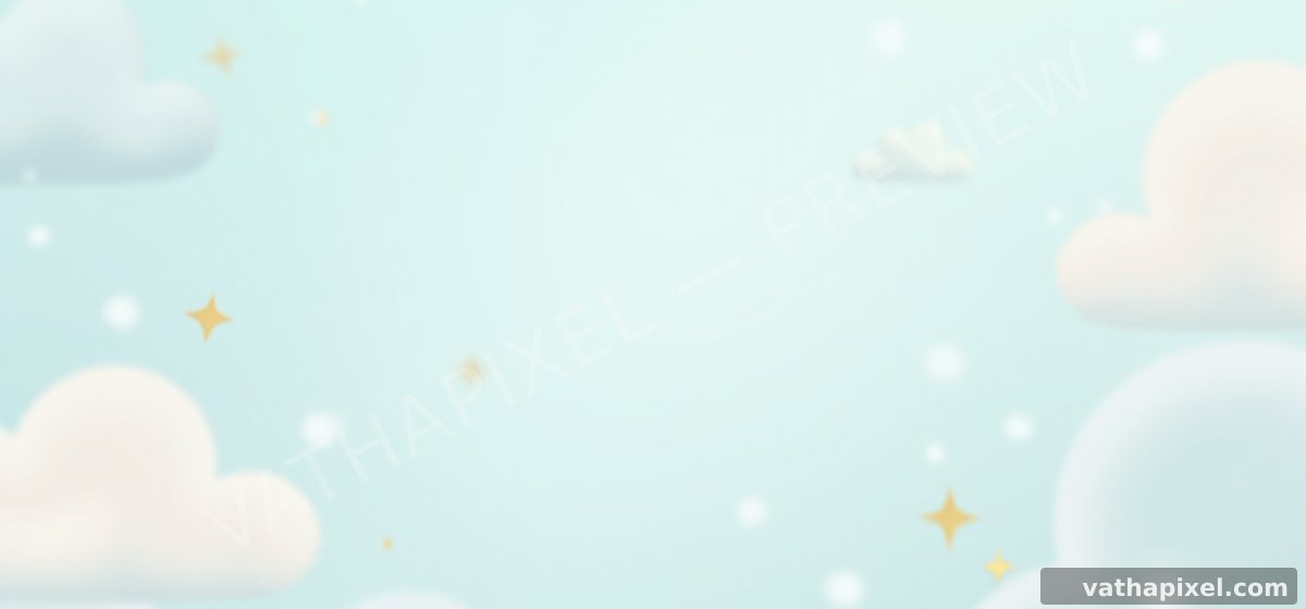 Kawaii Widget Hintergrund mittel