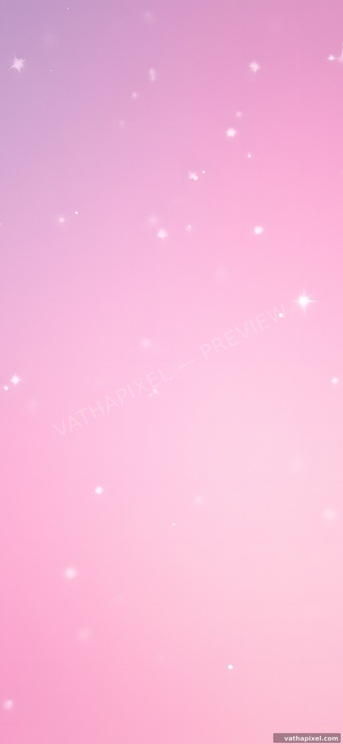 K-Pop Photocard: Wallpaper Glitzerhimmel in Rosa