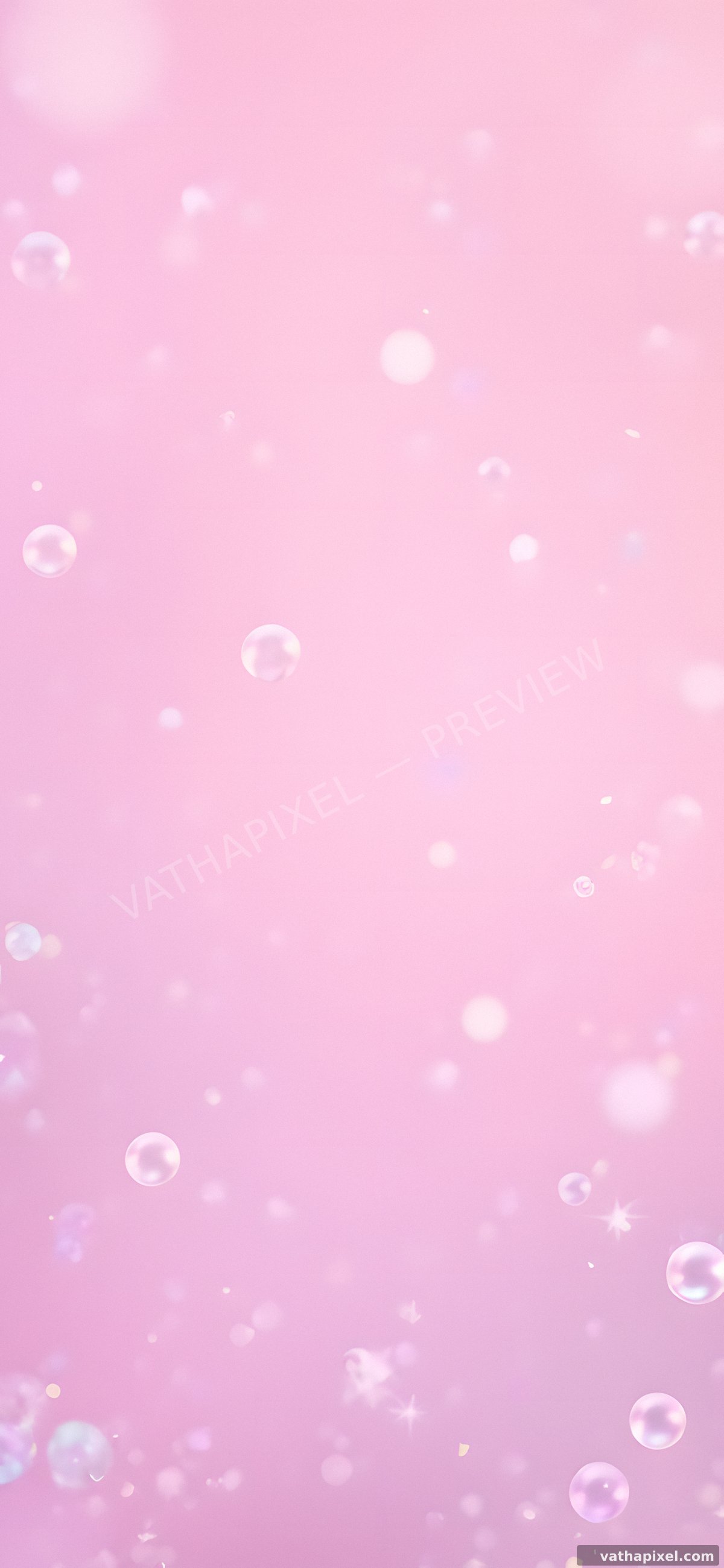 K-Pop Photocard: Wallpaper Perlen in Pastell
