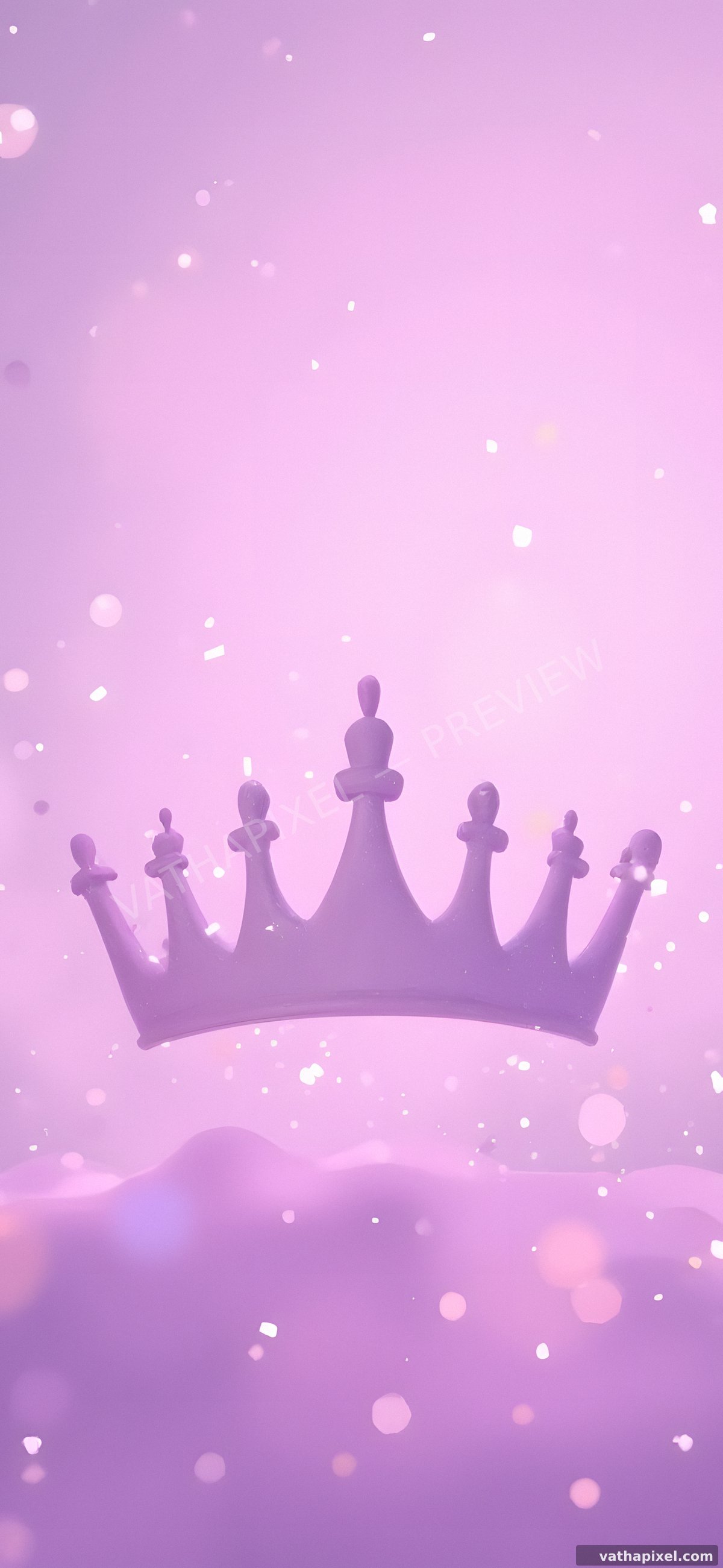 K-Pop Photocard: Wallpaper Kronen-Silhouette