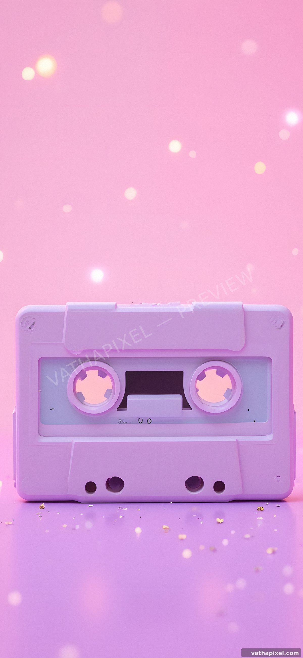 K-Pop Photocard: Wallpaper Kassette in Pastell