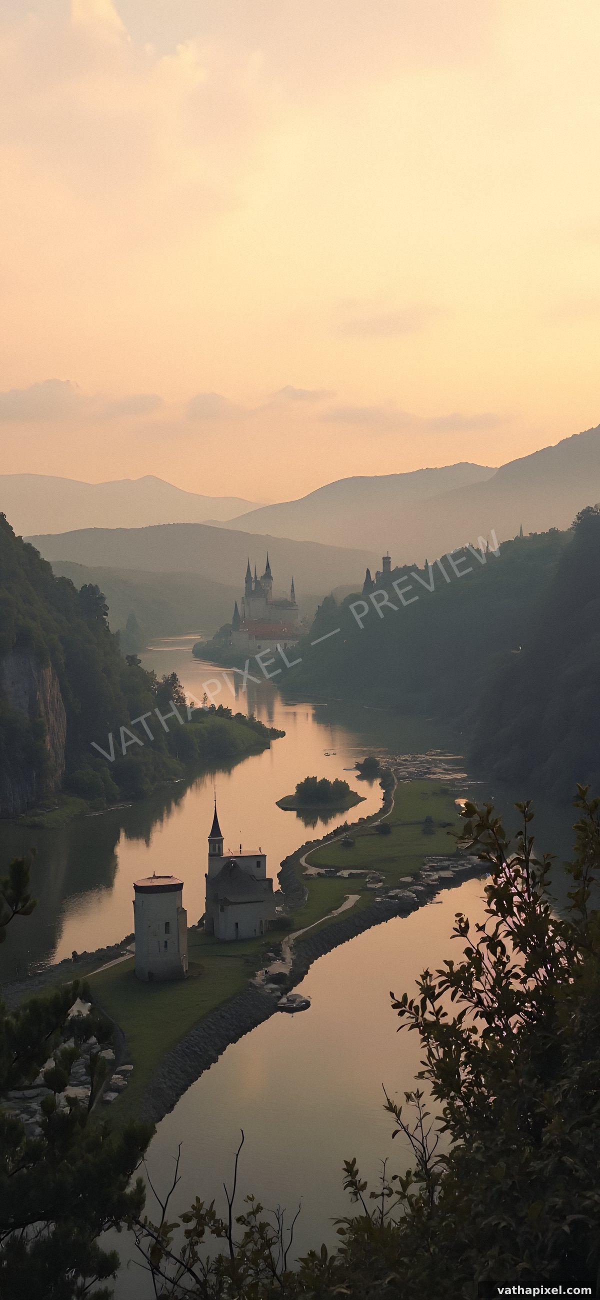 Tag der Deutschen Einheit: Wallpaper Rheintal